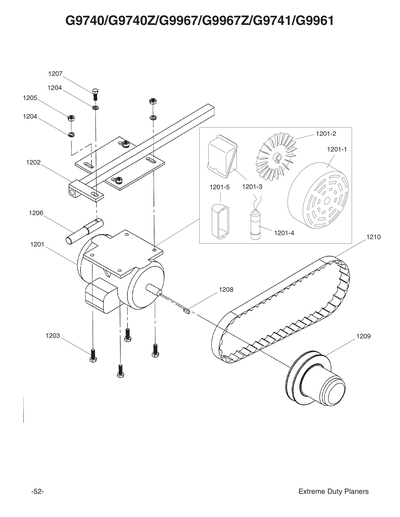 Part Diagram for G9740Z