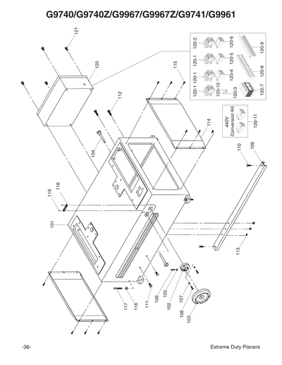 Part Diagram for G9741