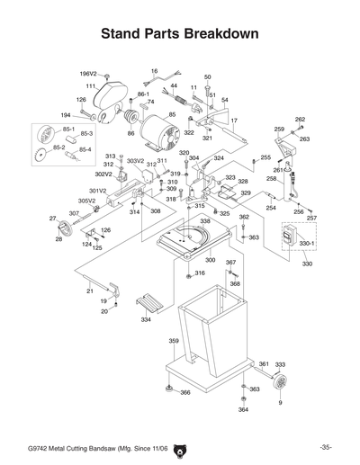 Part Diagram for G9742