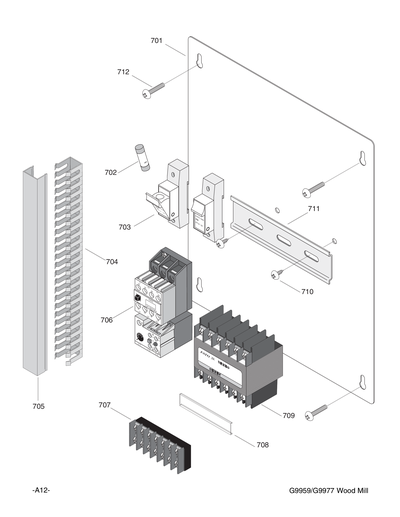 Part Diagram for G9959