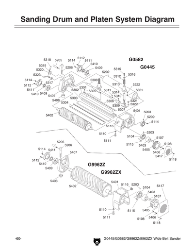Parts for G9962ZX 24