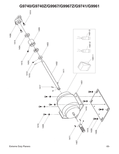 Part Diagram for G9967