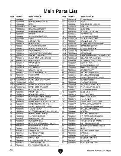 Part Diagram for G9969