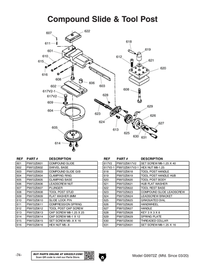 Part Diagram for G9972Z