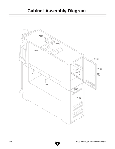 Part Diagram for G9979