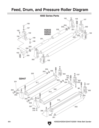Part Diagram for H2933
