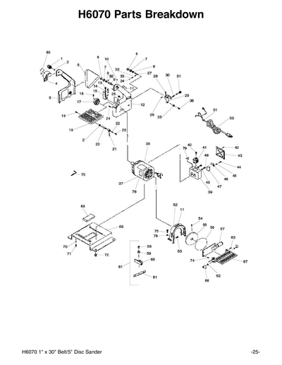 Part Diagram for H6070