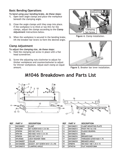 Part Diagram for M1046