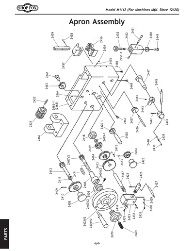 Part Diagram for M1112