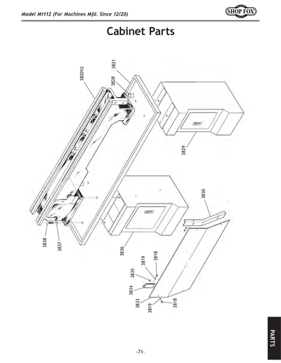 Part Diagram for M1112