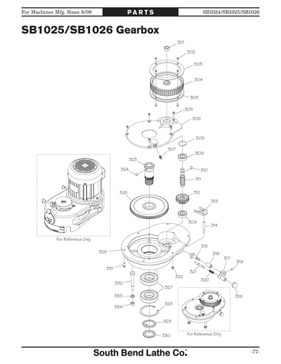 Part Diagram for SB1024F