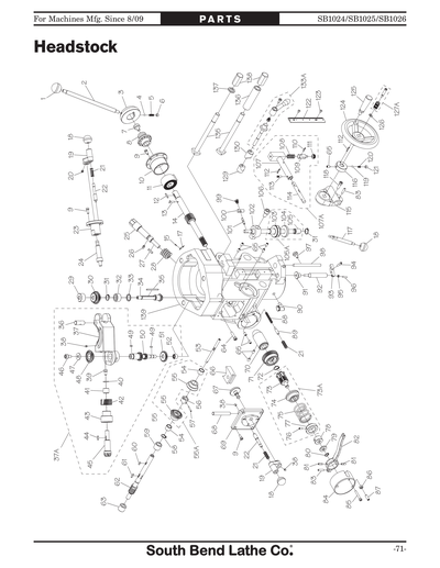 Part Diagram for SB1025
