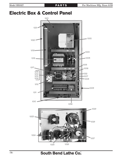 Part Diagram for SB1027