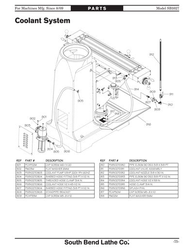Part Diagram for SB1027F