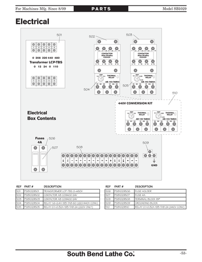 Part Diagram for SB1029