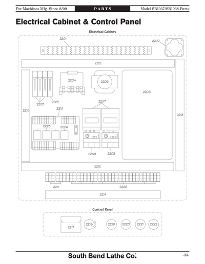 Part Diagram for SB1038F