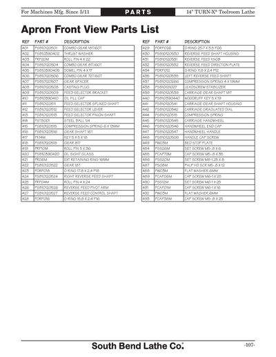 Part Diagram for SB1039