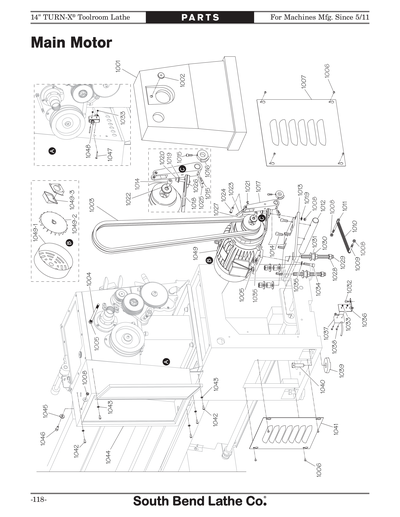 Part Diagram for SB1039F