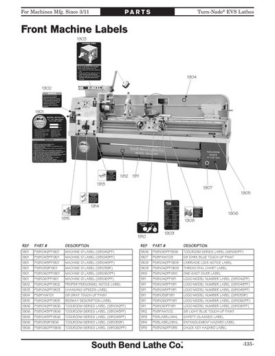 Part Diagram for SB1045PF