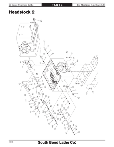 Part Diagram for SB1054F