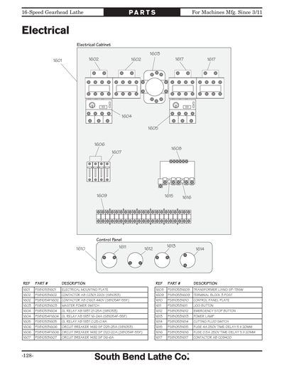 Part Diagram for SB1054F