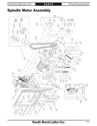 Part Diagram for SB1055F