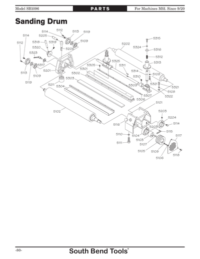 Part Diagram for SB1096