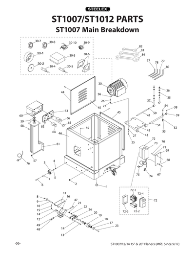 Part Diagram for ST1012