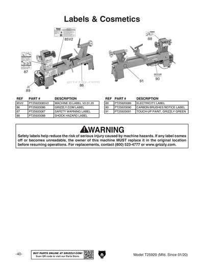 Part Diagram for T25920