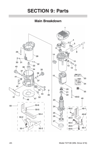Part Diagram for T27139