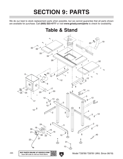 Part Diagram for T28780