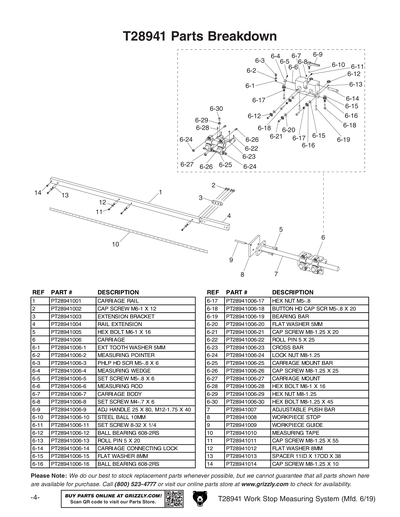 Part Diagram for T28941