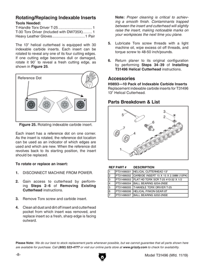 Part Diagram for T31496