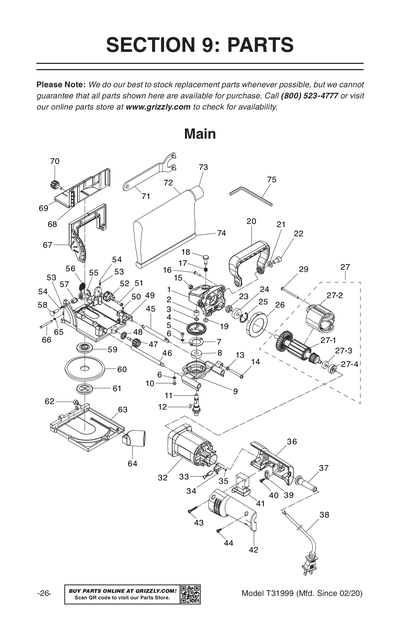 Part Diagram for T31999
