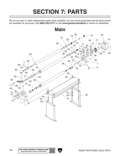 Part Diagram for T32718