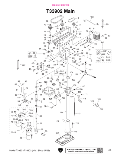 Part Diagram for T33902
