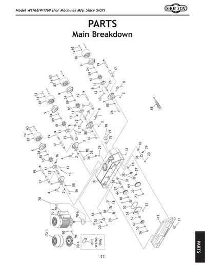 Part Diagram for W1769