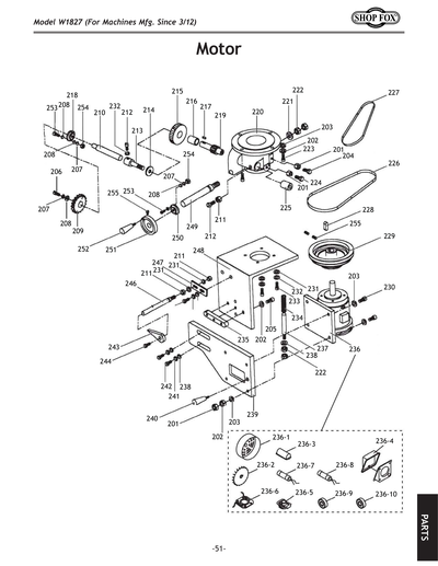 Part Diagram for W1827
