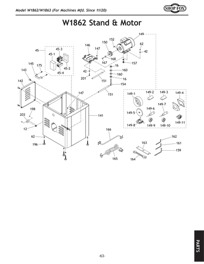 Part Diagram for W1862