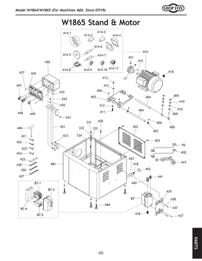 Part Diagram for W1864