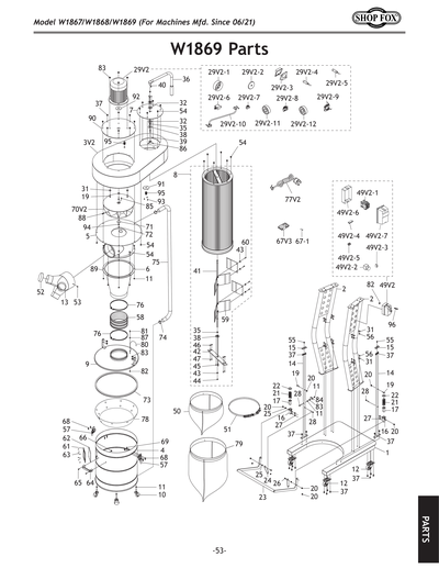 Part Diagram for W1868
