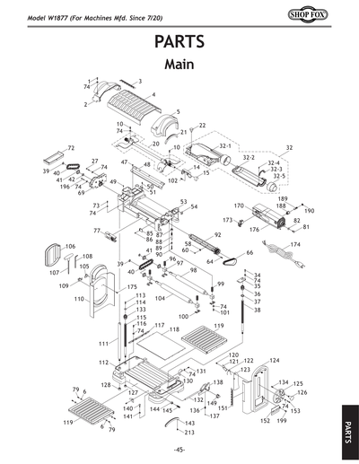 miオーダーページ Parts for G0887 20
