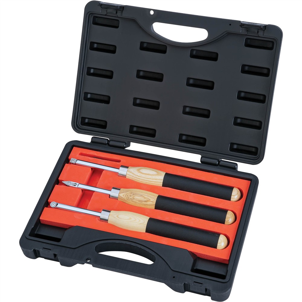 Shop Fox D4442 - Carbide-Tipped Mini Turning Tool, 3-Pc. Set