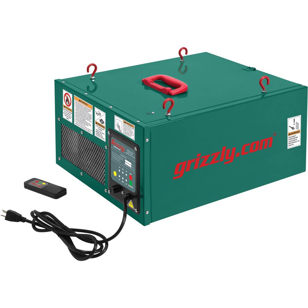 Grizzly G0738 - Hanging Air Filter, 3-Speed - Grizzly Industrial, Inc.