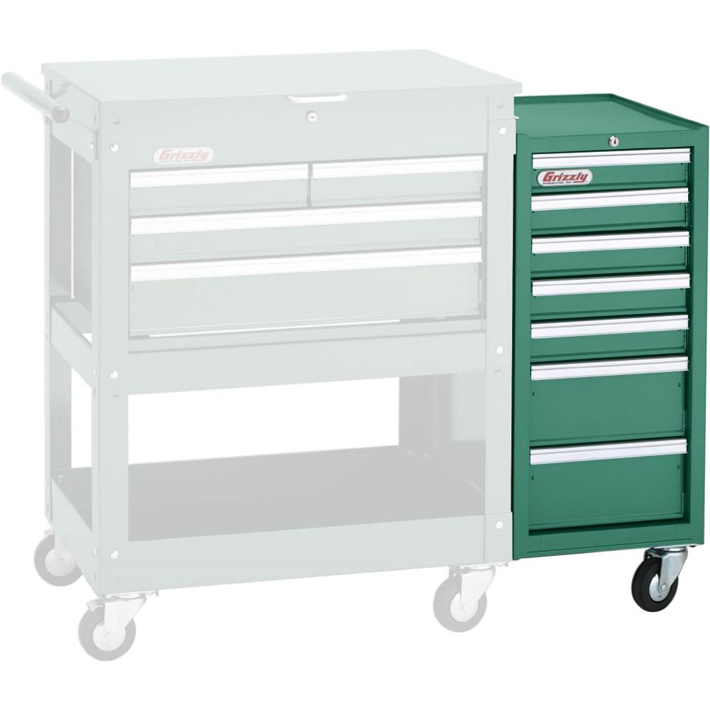 ショルカルページ Grizzly H7729 - 7-Drawer Side Tool Chest - Grizzly Industrial, Inc.