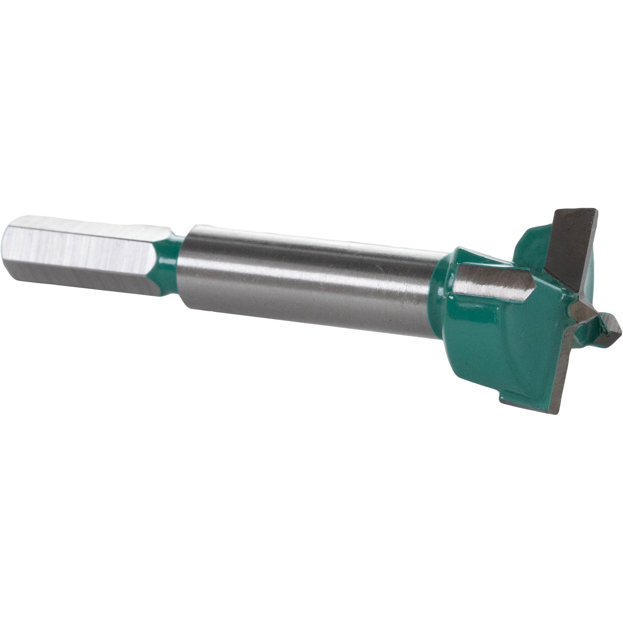 11/8" Tungsten Carbide Hex Shank Forstner Bit Grizzly Industrial