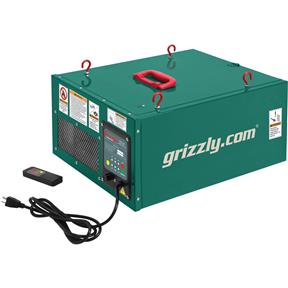 Grizzly G0738 3-speed hanging air filter