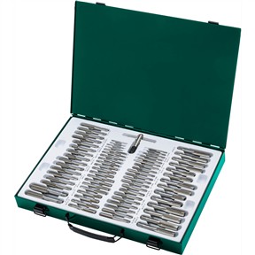 Grizzly Precision 110 pc SAE/Metric Combination M2 HSS Tap and Die Set