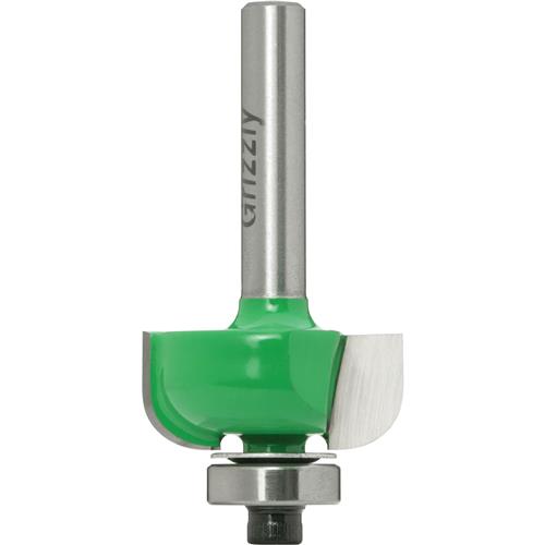 Image for Grizzly C1141 - Cove Bit, 1/4" Shank, 1/4" Radius