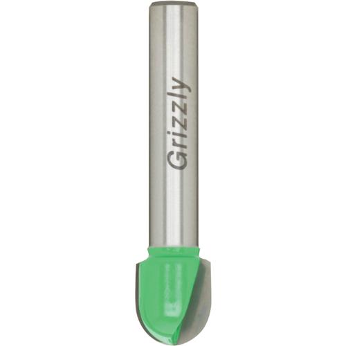 Image for Grizzly C1230 - 3/16" R. 1/4" Shank Core Box Bit